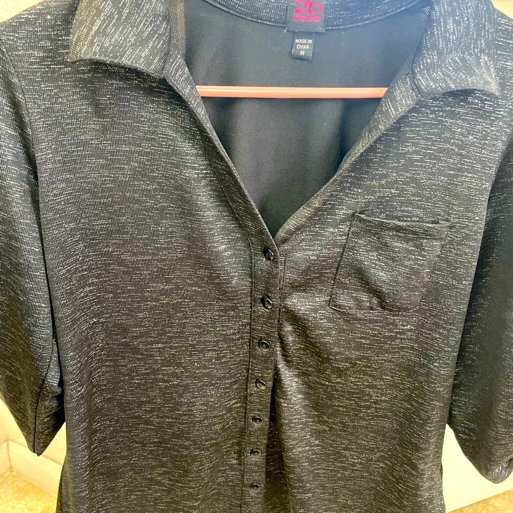Beautiful black top from 2B Bebe